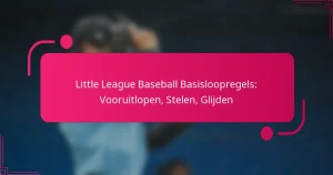 Little League Baseball Basisloopregels: Vooruitlopen, Stelen, Glijden