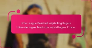 Little League Baseball Vrijstelling Regels: Uitzonderingen, Medische vrijstellingen, Proces